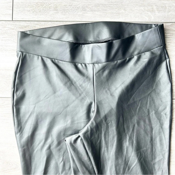 Torrid Full Length Signature Waist Faux Leather Lace  Hem Legging - Picture 3 of 13